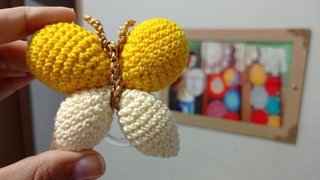 Porta guardanapo Borboleta amigurumi - passo a passo de crochê @EdineiaSinatraCroche