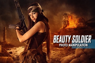 9\Making Beauty Soldier Manipulation Effect In Photoshop\\ш98р