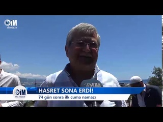 HASRET SONA ERDİ! 74 gün sonra ilk cuma namazı - HABERLER
