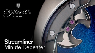 Streamliner Concept Minute Repeater Tourbillon Blue Enamel - H. Moser & Cie.