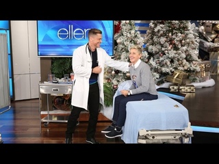 Rob Lowe and Ellen Play Doctor