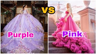 Purple vs Pink, Pink vs Purple, Choose one( Pick one) Which one is your Favourite, This or