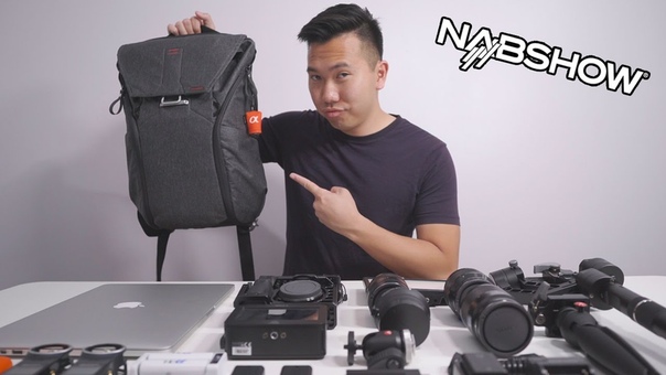 Whats in My Bag NAB 2017 Peak Design, Sony a6500,