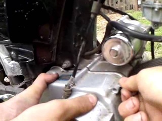 чистка масляного фильтра на мопеде альфа часть 1