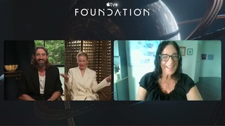 FOUNDATION (SEASON 2) LEE PACE & LAURA BIRN INTERVIEW ( 2023)