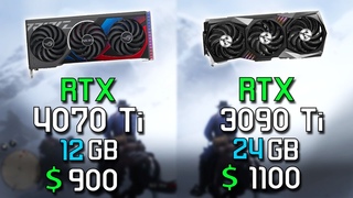 NVIDIA RTX 4070 Ti vs RTX 3090 Ti | Test in 10 Games 4K Ultra