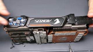 Имплант в видеокарту AORUS 1080Ti