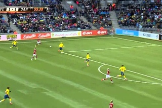 Höjdpunkter: Sen straff gav Danmark oavgjort mot Sverige - TV4 Sport