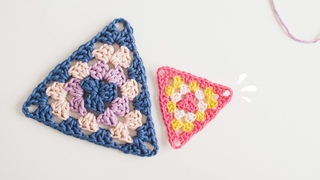 Granny triangular | paso a paso | crochet