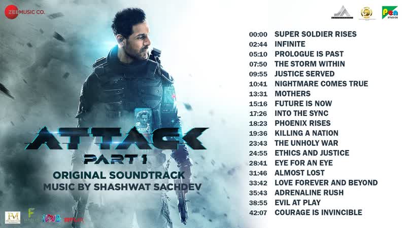 Attack Part 1 Original Soundtrack, Full Album, John A, Jacqueline F, Rakul P, Shashwat