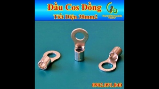 Đầu cos tròn trần RNB 38-22-14mm 💥cosse khuyên, cốt khoen chữ O bấm nối dây điện