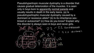 How to determine if a disease is X or Y chromosome linked