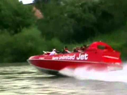Jetboot, Jetboat with 700hp goes Erste Jetboot Station in