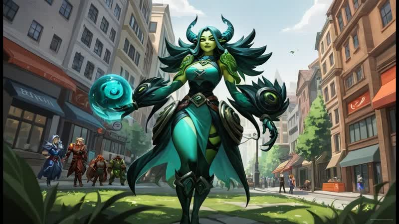 Dota 2 Vengeful Spirit Тусуюсь на 5 поз