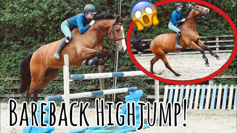 BAREBACK HORSE HIGH JUMP + some hairy