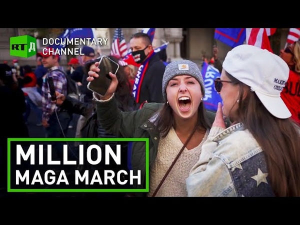 Inside huge pro Trump rally in Washington, DC ( Million MAGA March), Raw