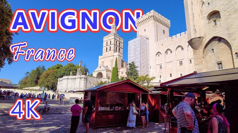 Walk in Avignon, France. August