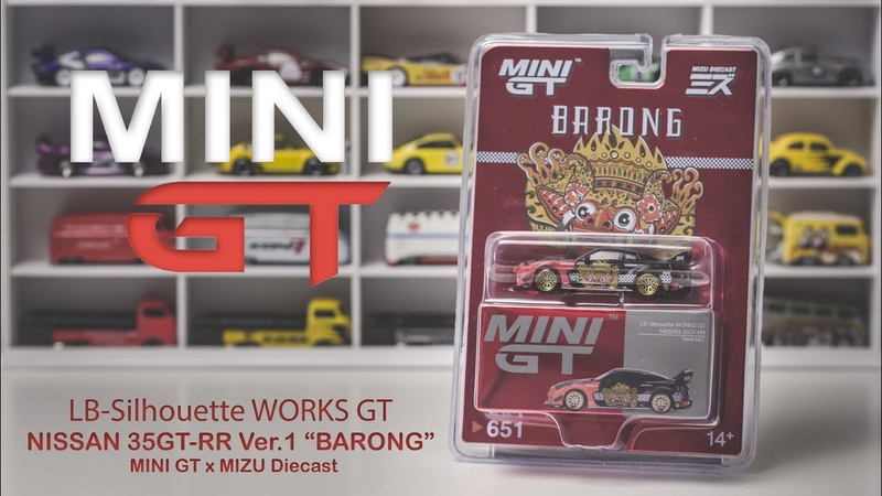 Mini GT x Mizu Diecast LB Silhouette Works GT Nissan 35 GT RR Ver. 1 BARONG ,