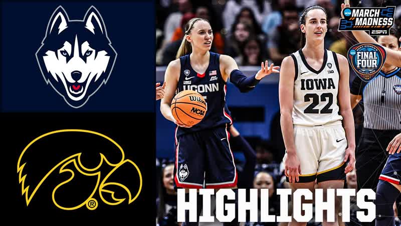 2024 Final Four: UConn Huskies vs. Iowa Hawkeyes, Full Game