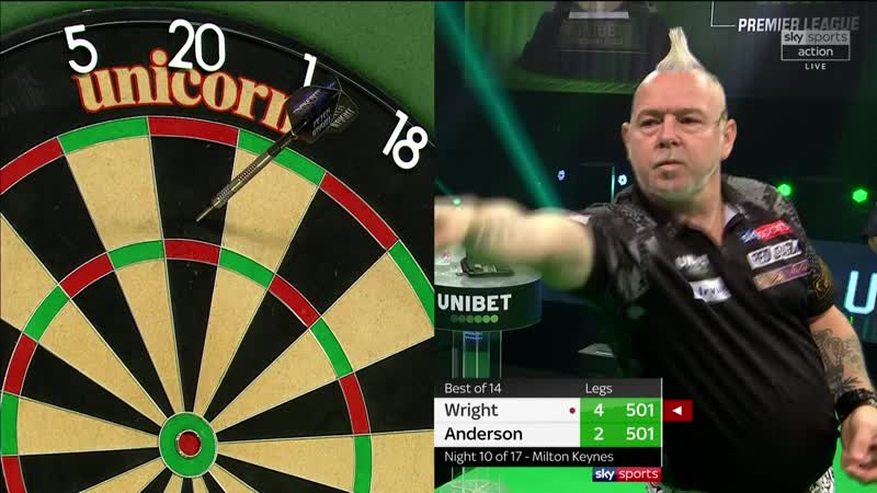 Peter Wright vs Gary Anderson ( PDC Premier League Darts 2020, Week