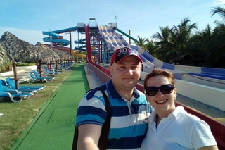Мы в аквапарке отель Sirenis Punta Cana Resort Spa 5