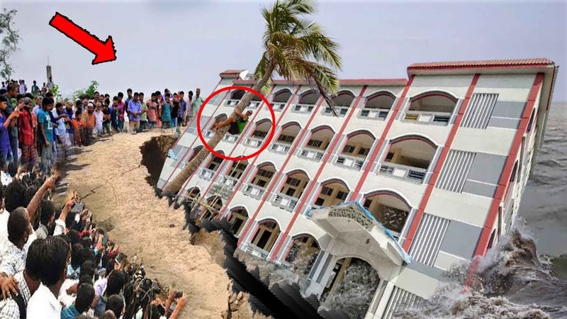 Dramatic Footage from Bangladesh, Disappearing from the map due to rivers erosion,