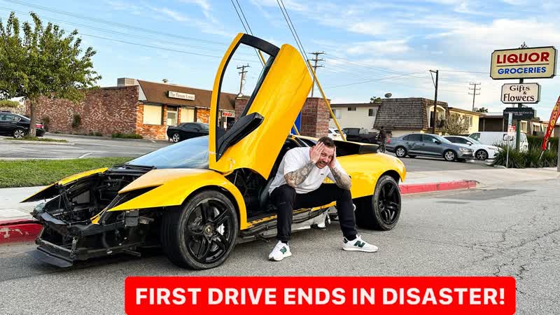 DEVASTATED I RUINED MY RARE LAMBORGHINI ON THE FIRST