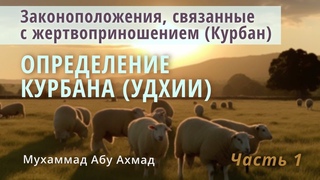 Законоположения Курбана | Определение Курбана (Удхии)