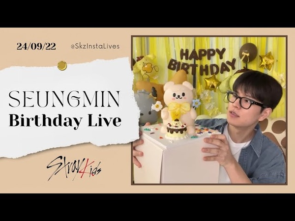Stray Kids Seungmin Birthday Live ( Legendado PT