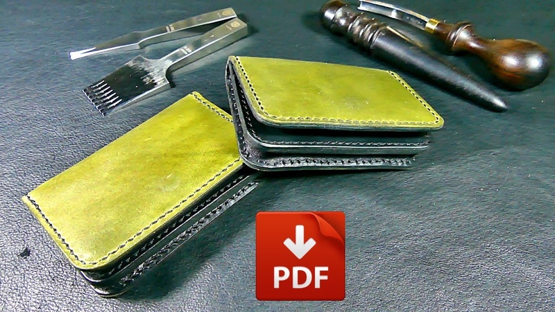 MONEDERO O TARJETERO, con PDF, PATRÓ N descargable, muy