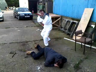 How to defend yourself against a Nunchaku attack using your face!!