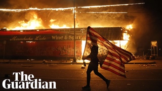Fires erupt in Minneapolis and protests sweep across the US in wake of George Floyd’s death