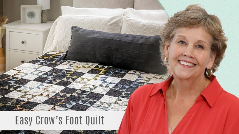 How to Make an Easy Crows Foot Quilt Free Quilting