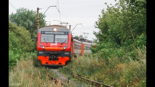 Электропоезд ЭД9Э-0026 сообщением Доскино - Кустовая
