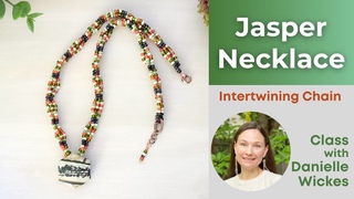 Seed Bead Intertwining Chain Technique! Class w/ Danielle Wickes ft. Sam’s Bead Shop Red Creek Mix