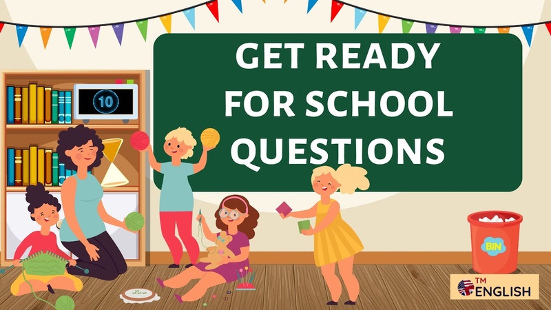 Back To School ESL Questions, English Speaking Practice for Beginner ESL Students, Listen