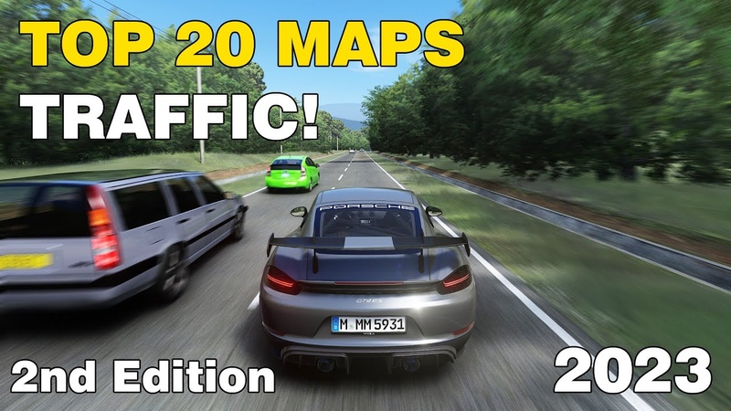 TOP 20 Maps with TRAFFIC for ASSETTO CORSA in 2023 + Install Guide 2nd