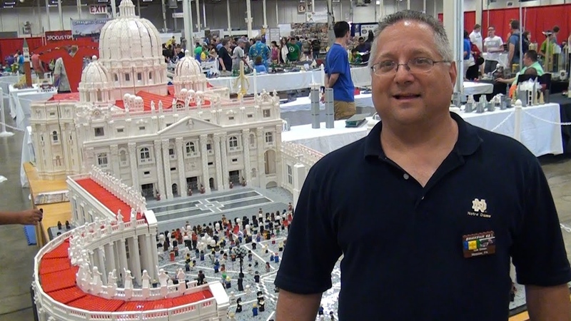 Massive LEGO Vatican St. Peters Basilica with 500k+