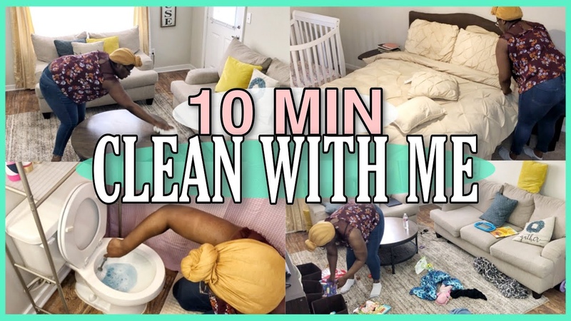 FAST 10 MINUTE CLEAN WITH ME, SPEED CLEANING